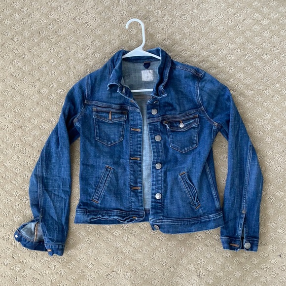 J Crew jean jacket XS - Picture 1 of 2